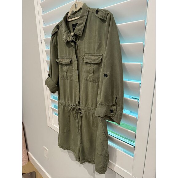 Velvet Heart The Luba button-down utility romper - Picture 6 of 11